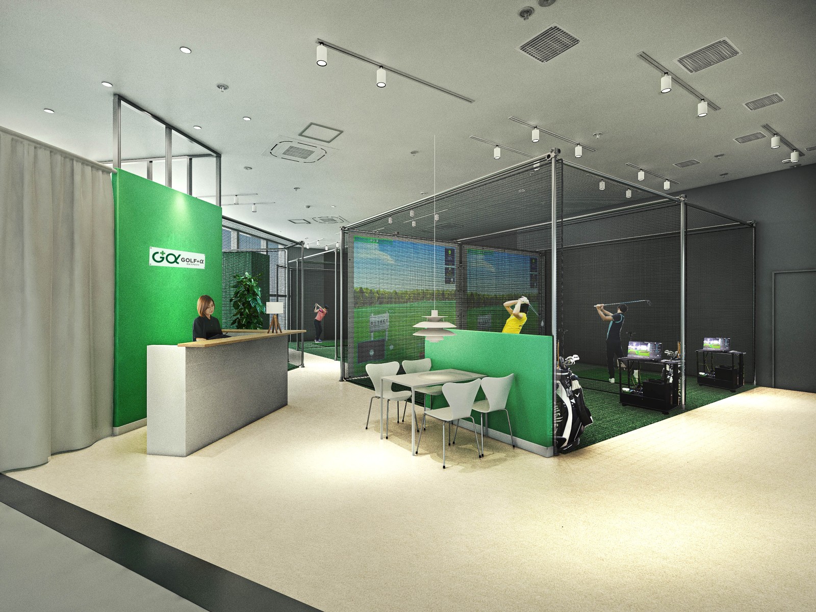 ゴルフレッスンスタジオ『ゴルフアルファ アリオ北砂』です